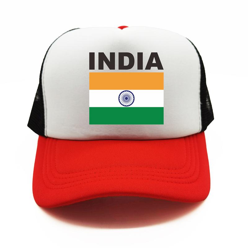 India Flag Trucker Cap Summer Unisex Cool Country Hat Baseball Caps Unisex Outdoor Mesh Net Caps