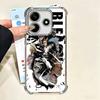 Anime Bleach Desgin Plating Phone Case For Xiaomi Poco X5 X6 X7 X8 Pro Max F8 Ultra F7 M8 M7 M5S Redmi 15C 15 14C 13C 13 X3 12C