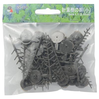 Woodland Scenics X KATO Small Conifer Trunks Railway Model Supplies 60-100mm 24-Pack 24-370