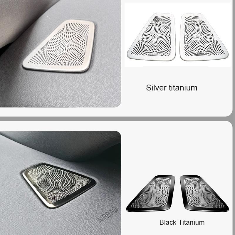For Volvo XC60 S60 V60 Trument Panel Air Outlet Cover Stainless Steel Protective Cover Dust Cover Automotive Supp