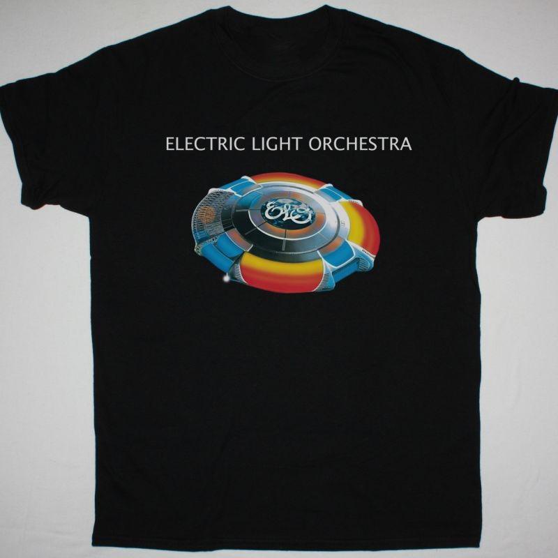 Vtg ELECTRIC LIGHT ORCHESTRA TIME TOUR 81 Cotton Black All Size Shirt EL004 Unisex T-Shirt S