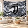 Juventus FC Wall Tapestry, Soft Fabric Wall Hanging, Decorative Backdrop For Bedroom Home Wall Art
