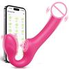 Wireless 3 In 1 Dildo Vibrator for Women Double-Ended Lesbian G-Spot Dildos Couples Female Masturbator Adults Sex Toy 18+