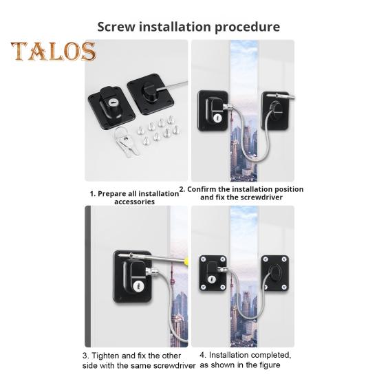 Blokada bezpieczeństwa okna Bezdotykowa funkcja ogranicznika instalacji dla bezpieczeństwa dzieci Blokada ograniczająca otwarcie okna zabezpieczająca przed dziećmi do drzwi przesuwnych Okna