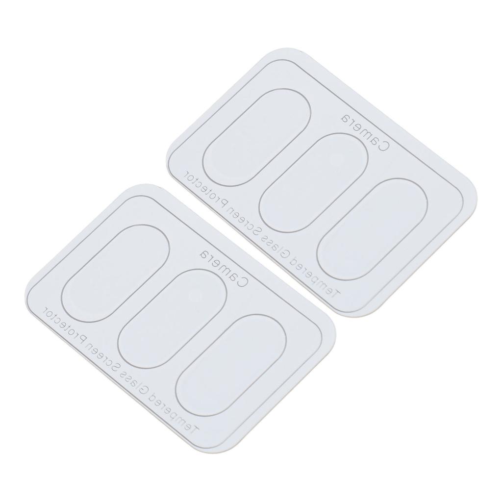 2 Set Tempered Glass Camera Lens Protective Film Anti Fingerprint Anti Scratch Camera Lens