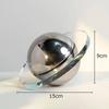 Transparent Crystal Planet Artwork Ornaments Geometric Crystal Crystal Statue Desk Decoration Crafts Sculpture Modern Home Decor