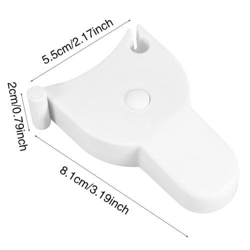 Set of 1 150cm / 60in Tape Measure, Skinfold Measuring Tape, Caliper, Body Measurement, Automatic Retractable, for Measuring Body Size, Thighs, Arms,