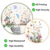 Creative Watercolor Floral Butterfly Fairy Wall Sticker for Living Room and Bedroom Background Decoration