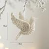 Glitter Angel Fairy Pendant Plastic Xmas Tree Hanging Ornaments DIY Xmas Home Decoration