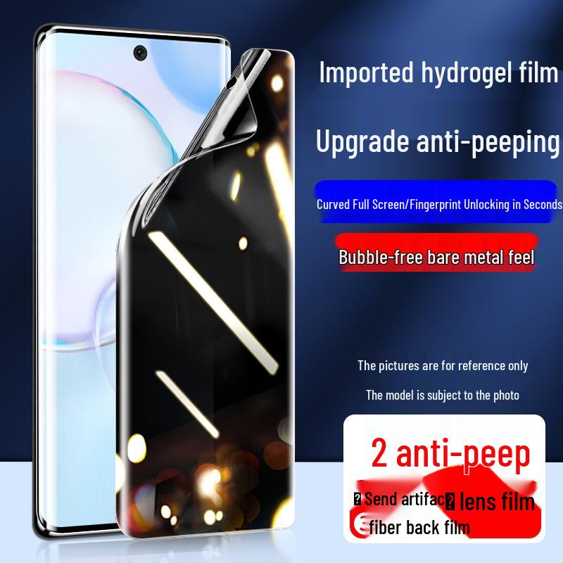 Honor 50 Pro Anti-Peep UV Curved Tempered Hydrogel Screen Protector