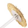 T shaped Nail Drill Bit Cleaning Brush Brass Wire Grinding Head Cleaner Brush Manicure Tool
