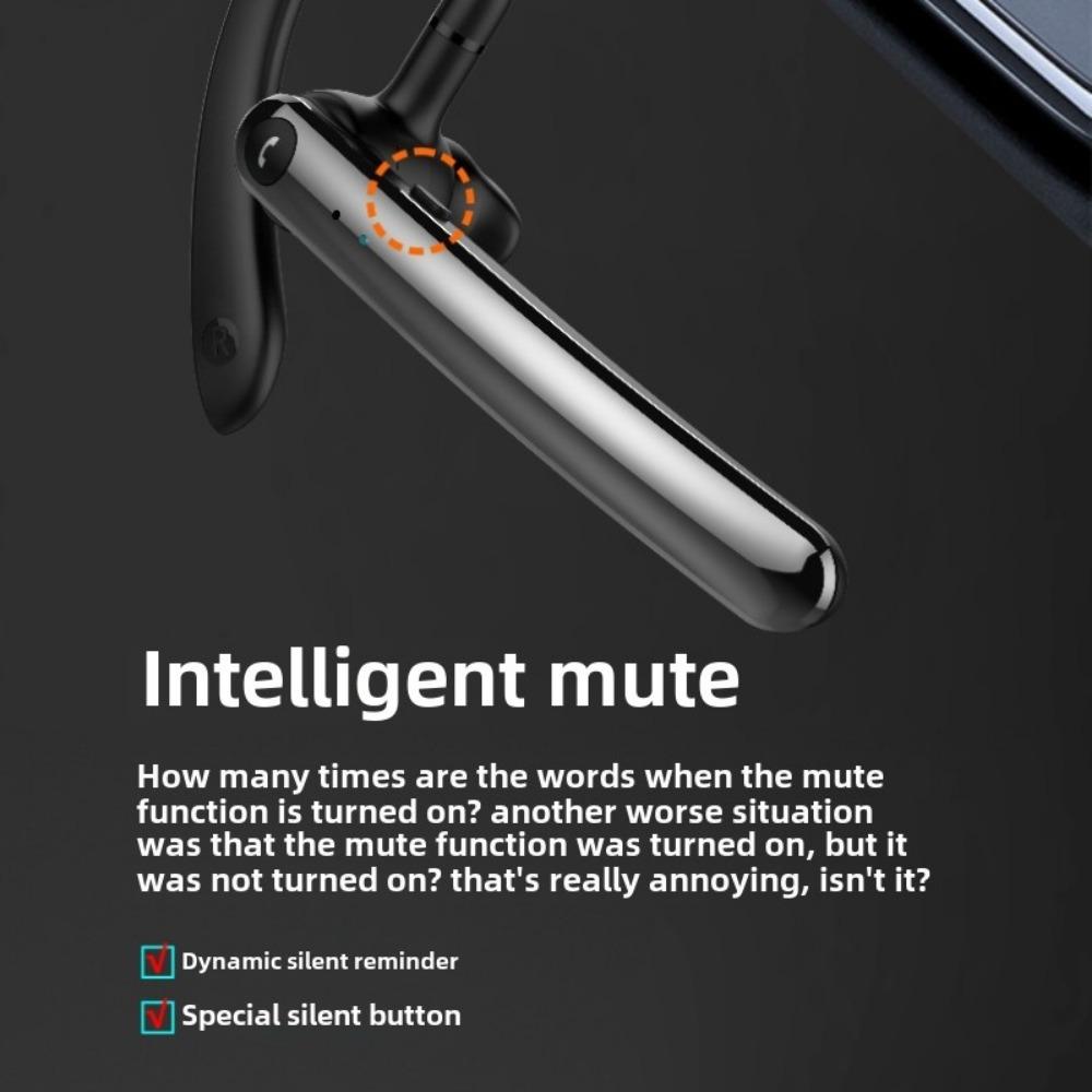 New Business Single-ear ENC Noise-cancelling Ultra Long Standby Bluetooth Headset