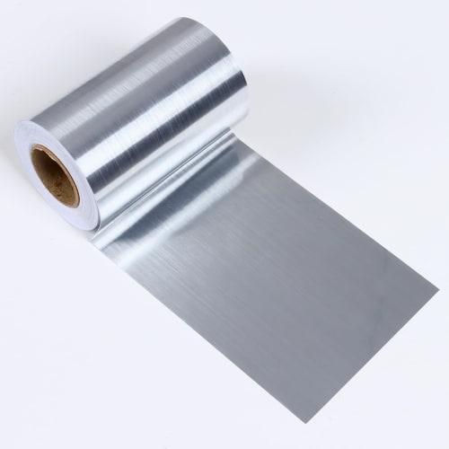 VEELIKE Stainless Steel Masking Tape, Metallic Tape with a Lustrous Silver Lustre, Aluminum Look Remake Sheet, Wide 10cm x 10m, Mini Size, Wallpaper S