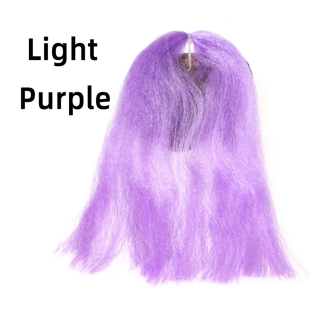 

1 упаковка мушек для вязания мушек, мягкий EP шелковистый материал с длинными волосами для приманки для мелкой рыбы, стримера 1Pack аметист