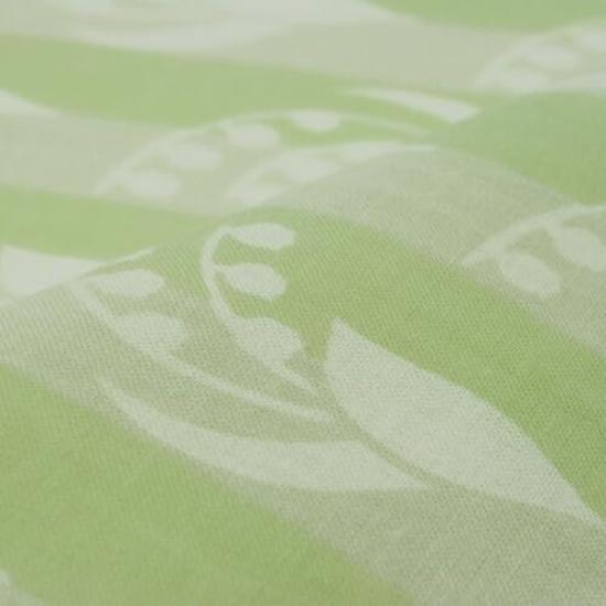 Färgning Anbo Tenugui Liljekonvalj Autentiskt Färgad Bomull Tokuoka Tillverkad i Japan 35cm x 100cm "Randig Grön" 100%