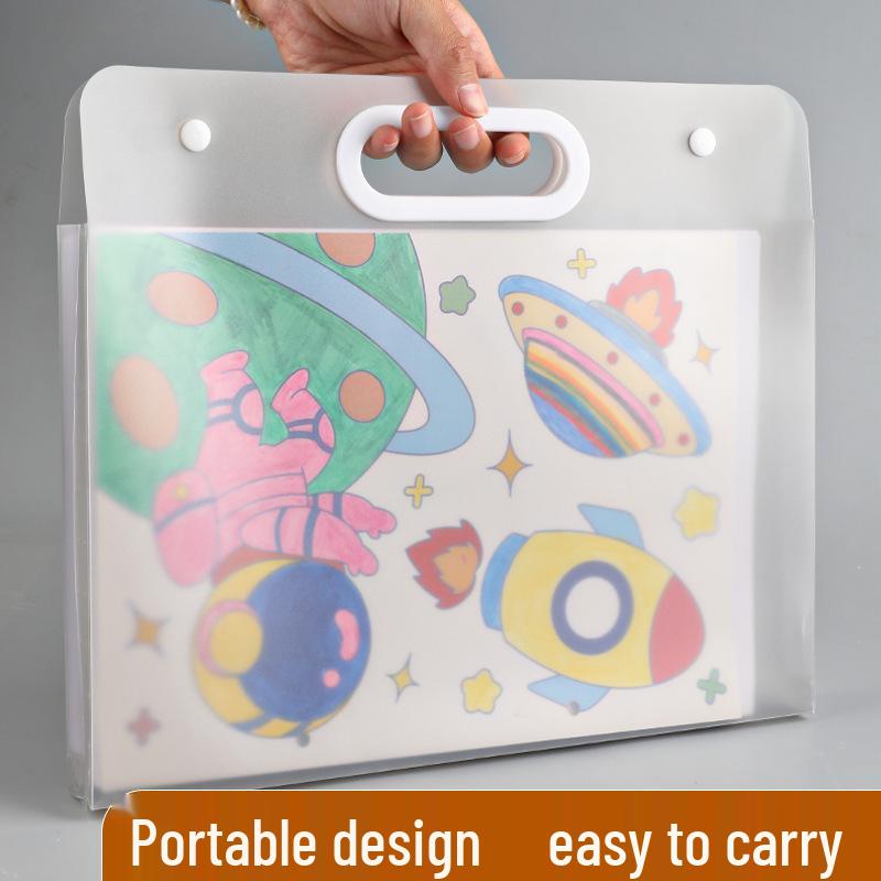Art Portfolio Storage Bag with Sketchbook Holder - A4 & 8K Sizes