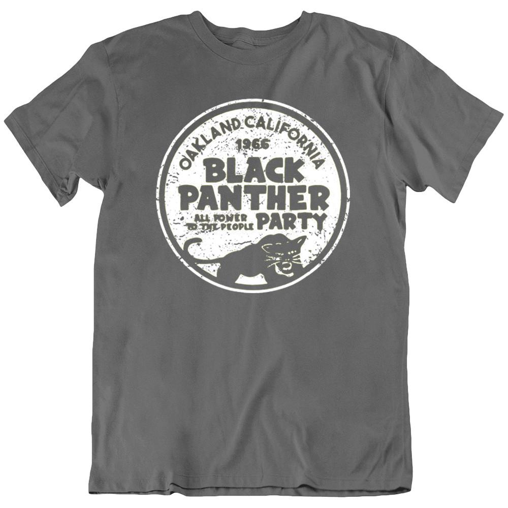 Black Panther Party Black Lives Matter Oakland Retro T Shirt Tee Gift New Unisex T-Shirt S