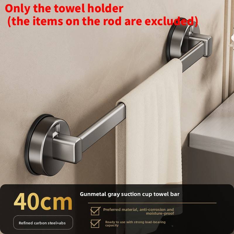Moderne Space-Aluminium-Saugnapf-Handtuchstange für Badezimmer- und Toilettenaufbewahrung
