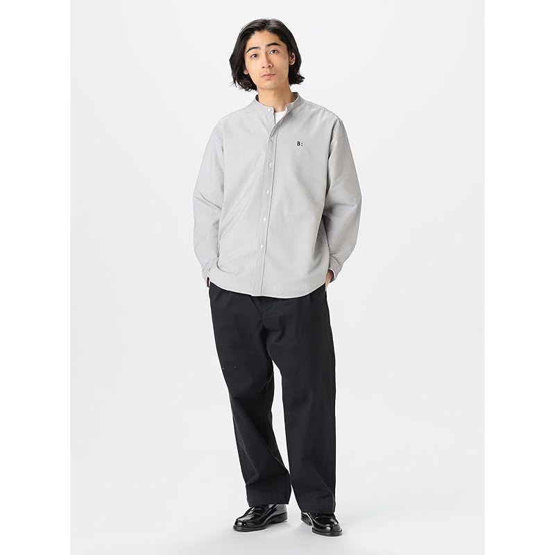 [Beaming life store by BEAMS] L/S shirt soccer band color shirt men's GREY_ST M_92110163286
