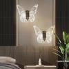 Modern Luxury Nordic Butterfly Wall Light - Minimalist Design for Corridor, Hotel, Bedroom, or TV Wall