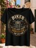 Biker First 60 Years Run Gerunisex 60th Birthday Graphic Vintage Motorcycle Excellent Condition And No Unisex All Tshirt