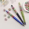 30/50/100pcs Large Hole European Colored Love Resin Beads European Pendant Bracelet Necklace DIY Bracelet Necklace Pen Jewelry Making