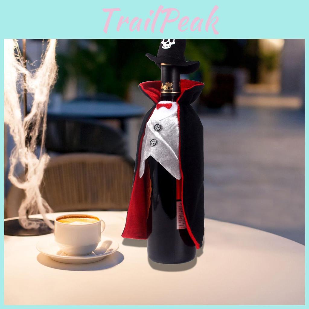 Cloak Halloween Vampire Wine Bottle Wrap Nonwoven Material Gifting Festives