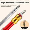 Magnetic Screwdriver Bit Holder with Depth Adjustment and Hexagonal Shank, Quick-Change Drill Adapter for Woodworking, Carpenter