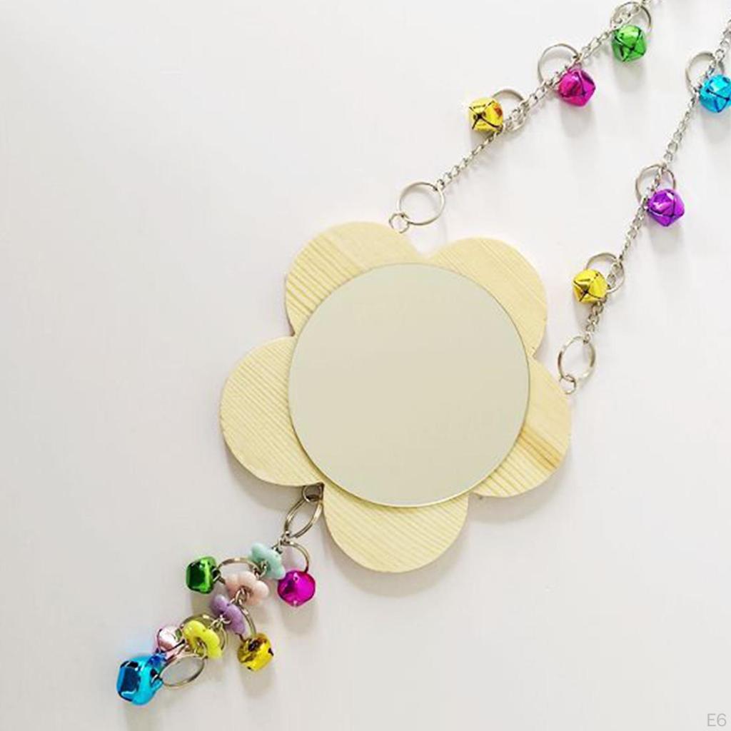 Hühner-Spiegelspielzeug, Tier-Spielzeug Robust mit Kette von Bunt