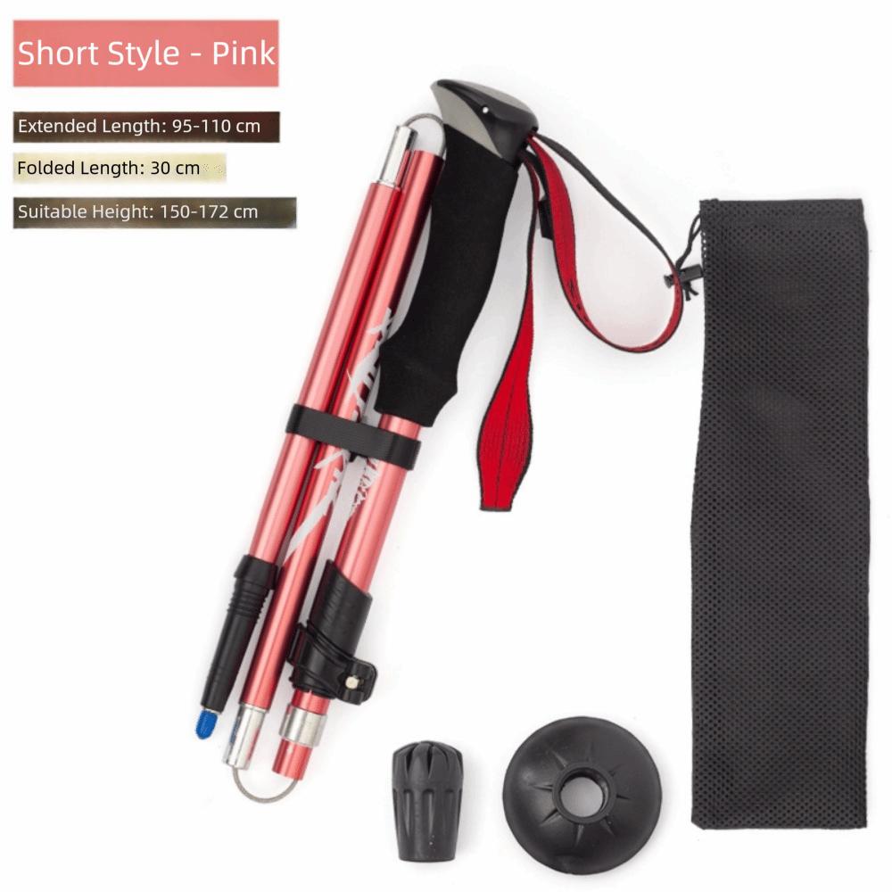 Quick Adjustable Locks Cross Country Cane EVA Wading Staff Outdoor Trekking Poles  Hiking Equipment