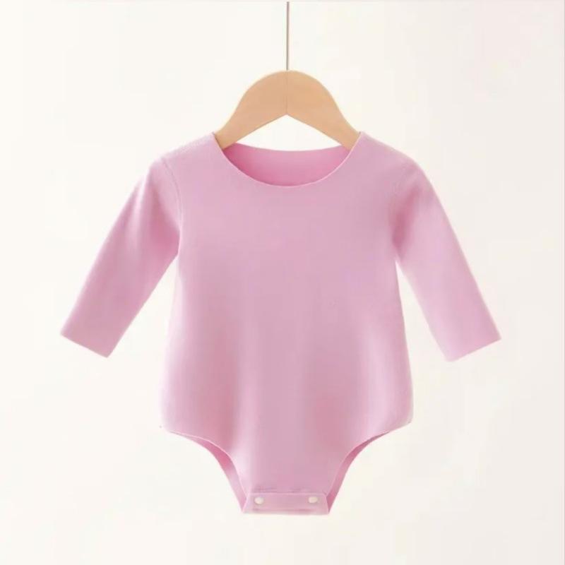 Baby Velvet Bodysuit Triangle Newborn Belly Cover Romper Soft Seamless Infant Crawling Jumpsuit Cozy Comfortable Essential