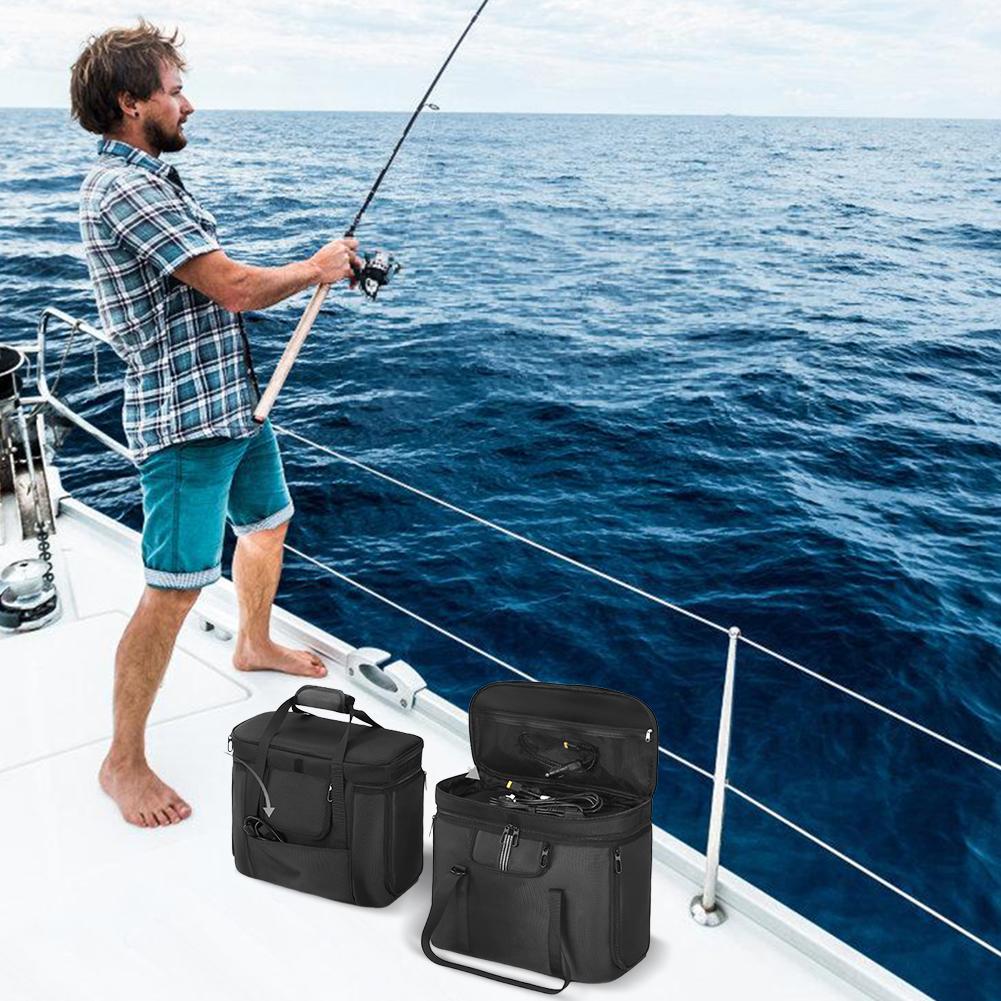 Carrying Case for Ecoflow Delta 3 Plus Storage Case Waterproof Travel Carrying Bag with Shoulder Strap & Handle Protective Case