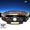 Q5 COB Led Headlamp Powerful Built-in 18650 Battery Outdoor Camping Fishing Headlight Stepless Dimming
