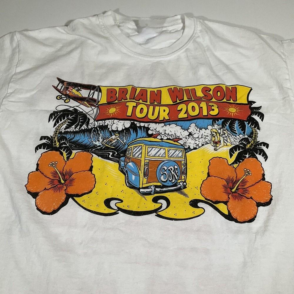

Футболка Brian Wilson Тур 2013 Классическая Белая Размер Унисекс S-2345XL 1J0136 Унисекс Футболка L
