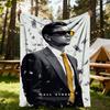 1pc The Wolf of Wall Street Outdoor Blanket Lightweight Flannel, Soft & Warm, All-Season Use for Sofa, Outdoor, Camping, Living Room, Office051
