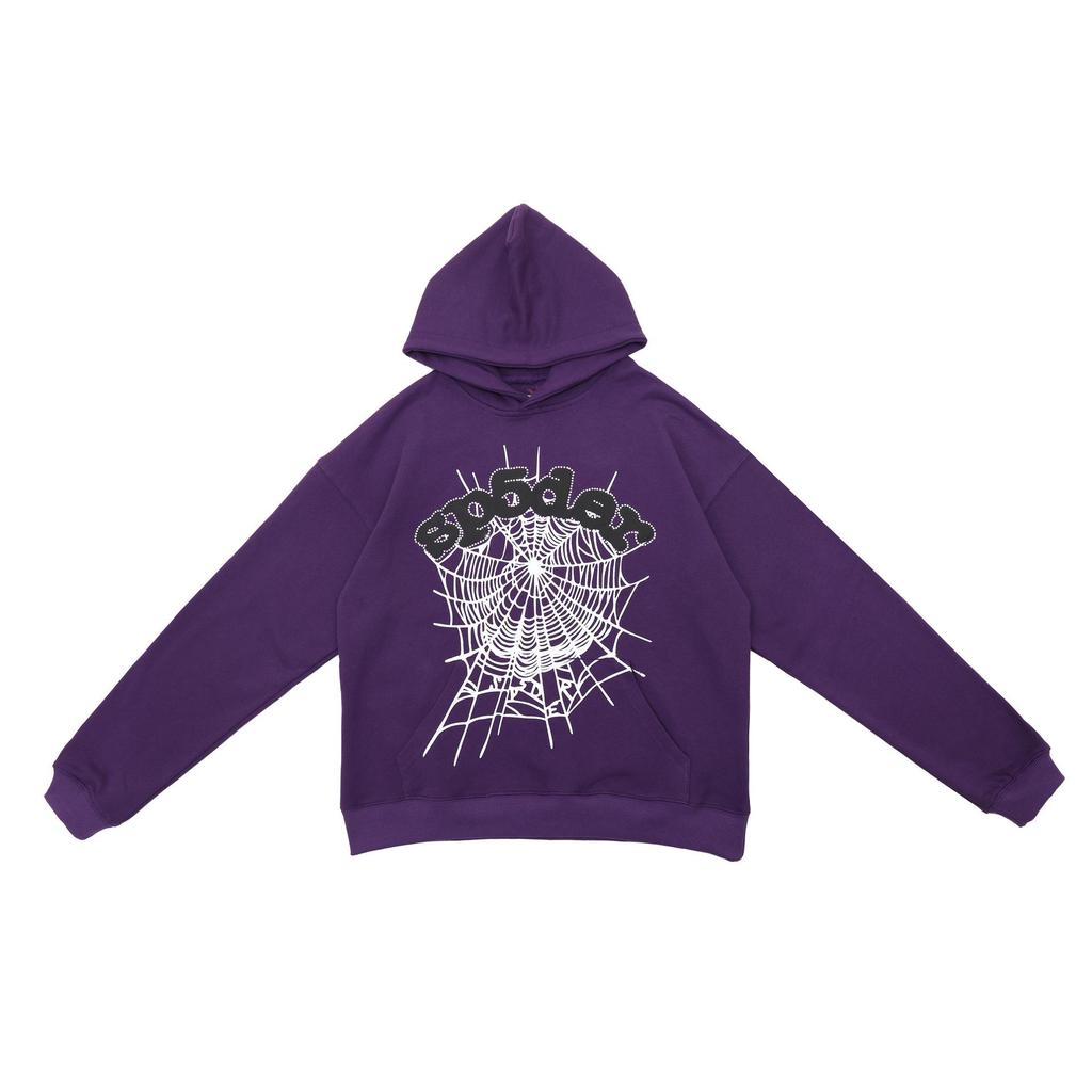 Sp5der Unisex High-Quality American Style Spider Web Hoodie Set