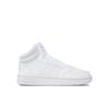Men's Hoops 3.0 Mid Lifestyle Basketball Classic Vintage Id9838 White Sneakers