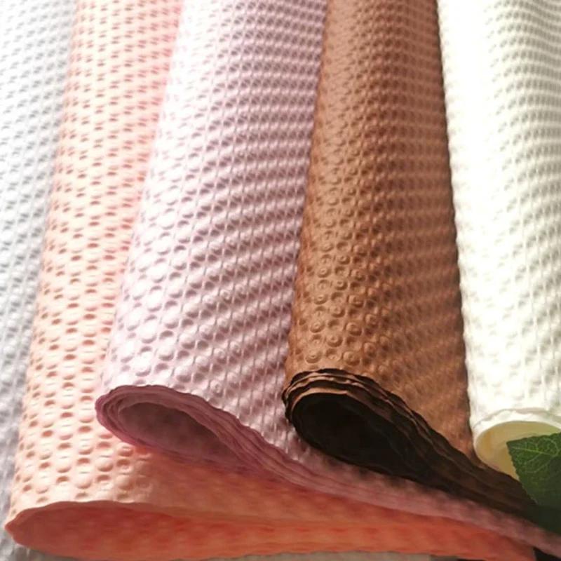 

3D сплошной цвет трехмерная упаковка водонепроницаемый плотный цветочный подарочный букет упаковочный материал праздничная бумага для цветочного магазина