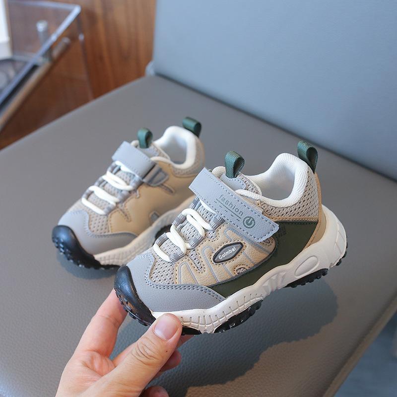 Осенняя детская спортивная обувь из дышащей сетки 24 — фото 9