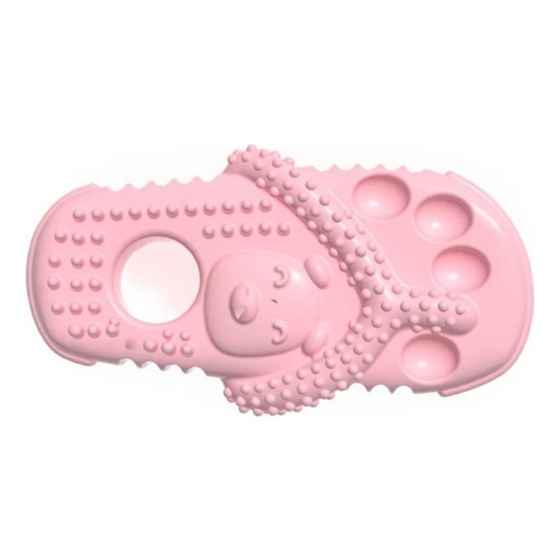 TPR Dental Chew Slipper Dog Toy Bite Resistant Molar Teeth Cleaning Pet Plaything Interactive Relaxation Toy for Dogs Cats