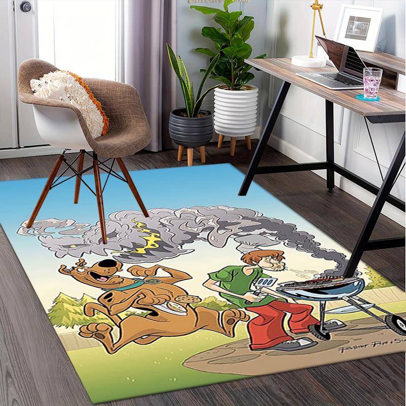 Scooby-Doo Office Chair Mat for Home Office Desk Floor Protection Non-Slip Kitchen Dining Table Mats Sofa Carpet Gift