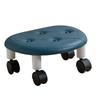 Low Roller Seating PU   Plastic Structure Movable   Wheels Stool for Living Room Baby Room