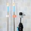 1 Pcs Adhesive Multi-Purpose Hooks Wall Mounted Mop Organizer Holder RackBrush Broom Hanger Hook Kitchen Bathroom Strong Hooks
