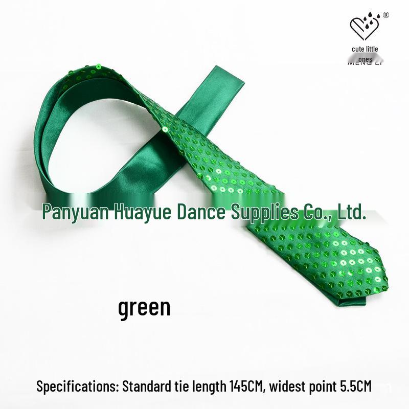 Korean Slim Fit Sequin & Beaded Tie for Men & Women - Formal Wear, Wedding, Party, Performance