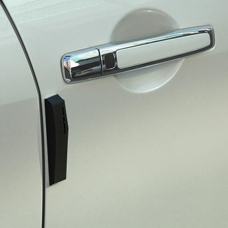 4Pcs Auto Door Edge Protection Car Decoration 4Pcs Car Door Protector Guard Strip Scratch Protector Car Rubber Bumper Stickers Interior Mirrors 6