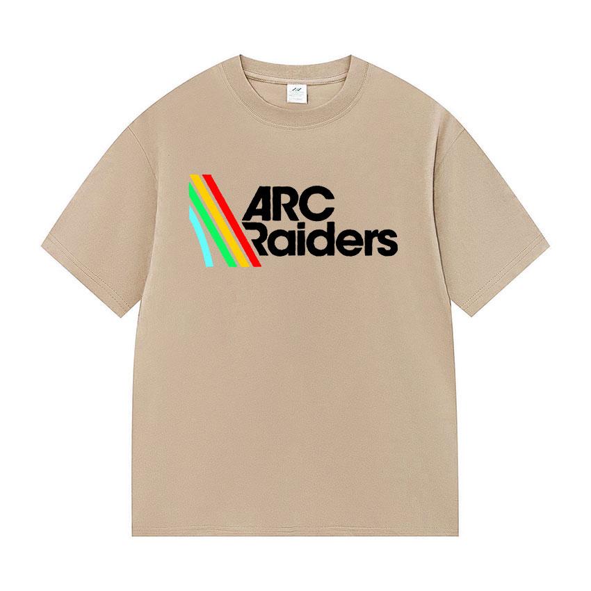 Spiel Arc Raiders Buchstabendruck T-Shirt Unisex Damen Freizeit Hochwertige Mode T-Shirts Tops 100% Baumwolle Kurzarm T-Shirt