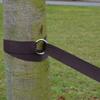 Fixation d'hamac - dhamac - bande brune - résistant à la déchirure - capacité 150 kg - 640 cm de longueur totale