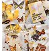 Colorful Butterfly Label Glowing Sticker Craft Materials Suitable for Classroom Decorations Party Favors Craft Set