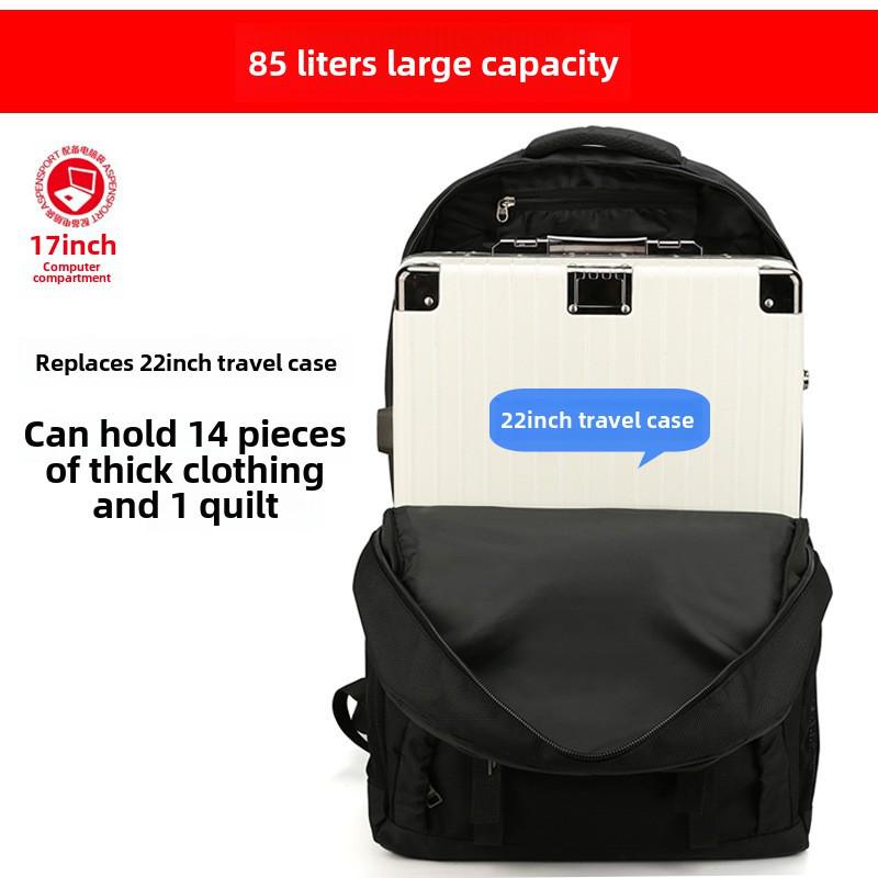 Men's Large Capacity Cross-Border Travel Backpack for Outdoor, Casual, School, Business Trips