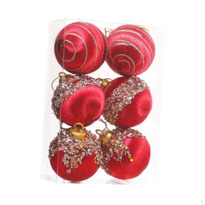 6 Pièces Boules de Noël Ornements Suspendus Boules Incassables Décoratives Boule pour